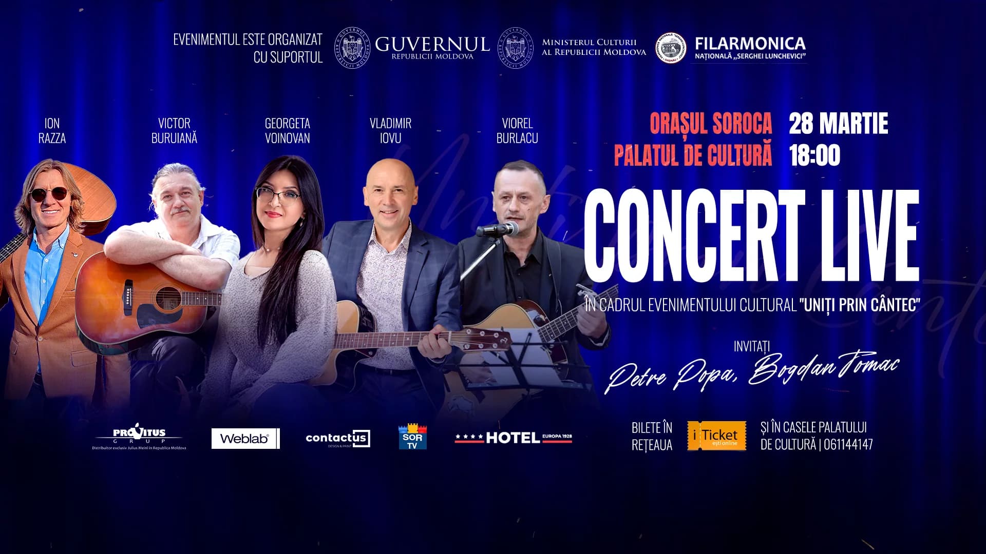 Concert LIVE „Uniți prin cântec” (Soroca)