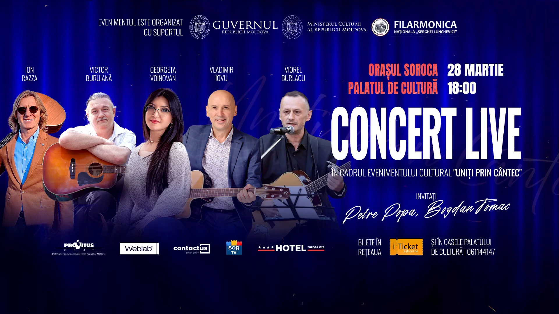 Concert LIVE „Uniți prin cântec” (Soroca)